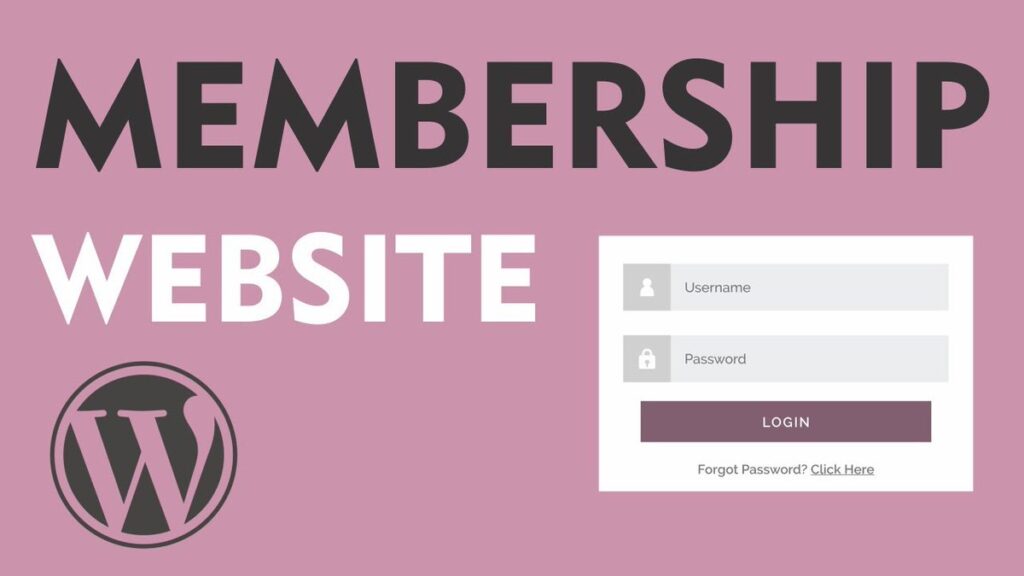 membership website development